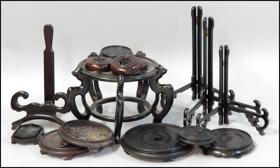 COLLECTION OF ASIAN STANDS.