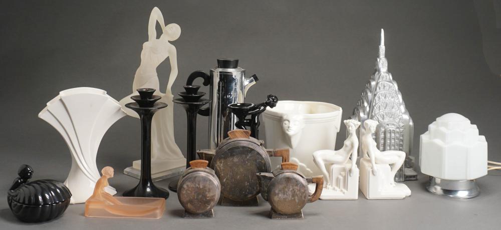 COLLECTION OF ASSORTED ART DECO