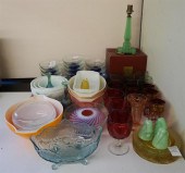 COLLECTION OF ASSORTED COLORED