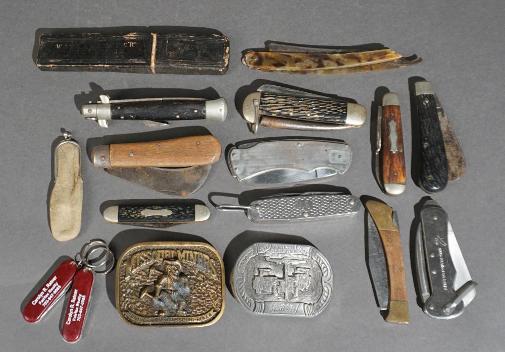 COLLECTION OF ASSORTED FOLDING
