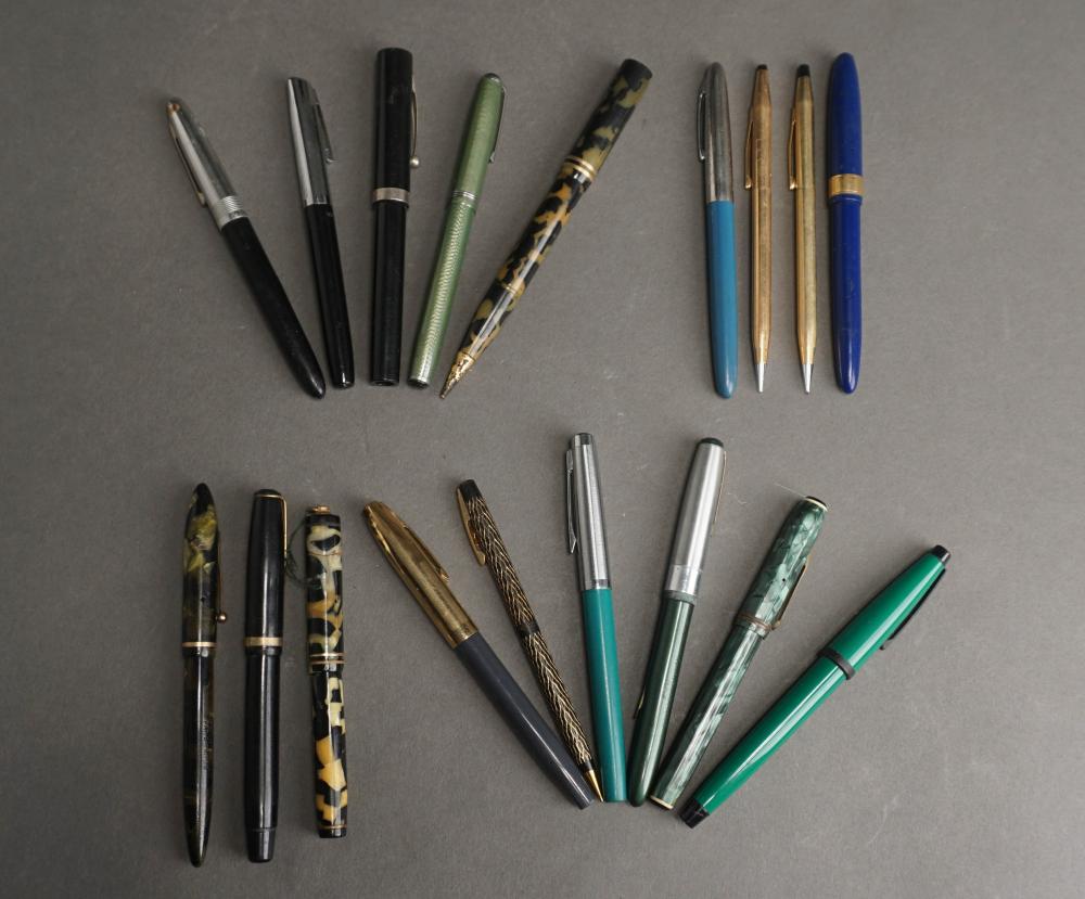 COLLECTION OF ASSORTED FOUNTAIN AND