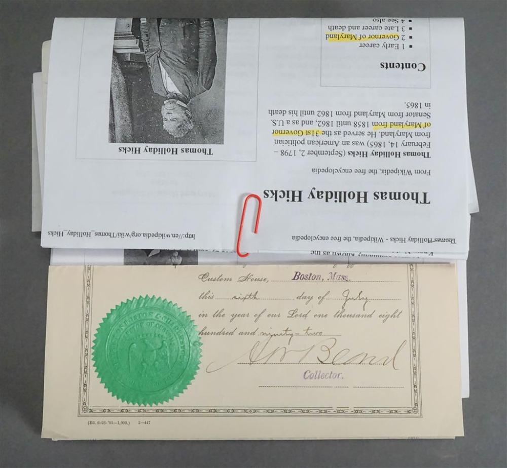 COLLECTION OF ASSORTED HISTORICAL