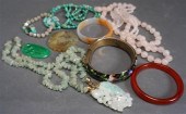 COLLECTION OF ASSORTED JADE, J