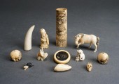COLLECTION OF ASSORTED NETSUKE