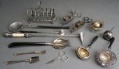 COLLECTION OF ASSORTED SILVERP