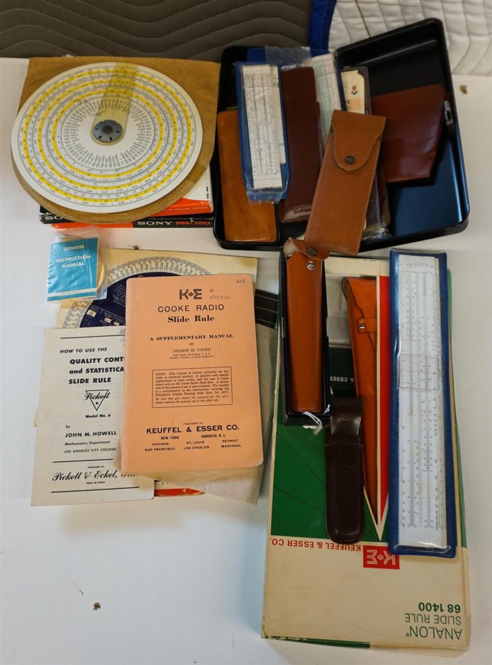 COLLECTION OF ASSORTED SLIDE RULERS