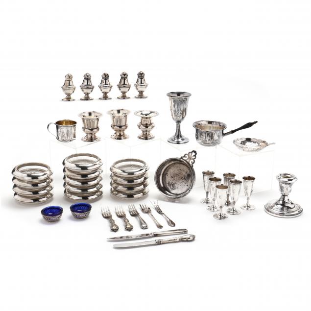 COLLECTION OF ASSORTED STERLING