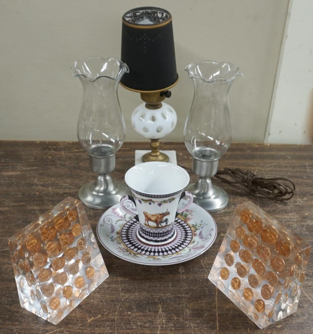 COLLECTION OF ASSORTED TABLE