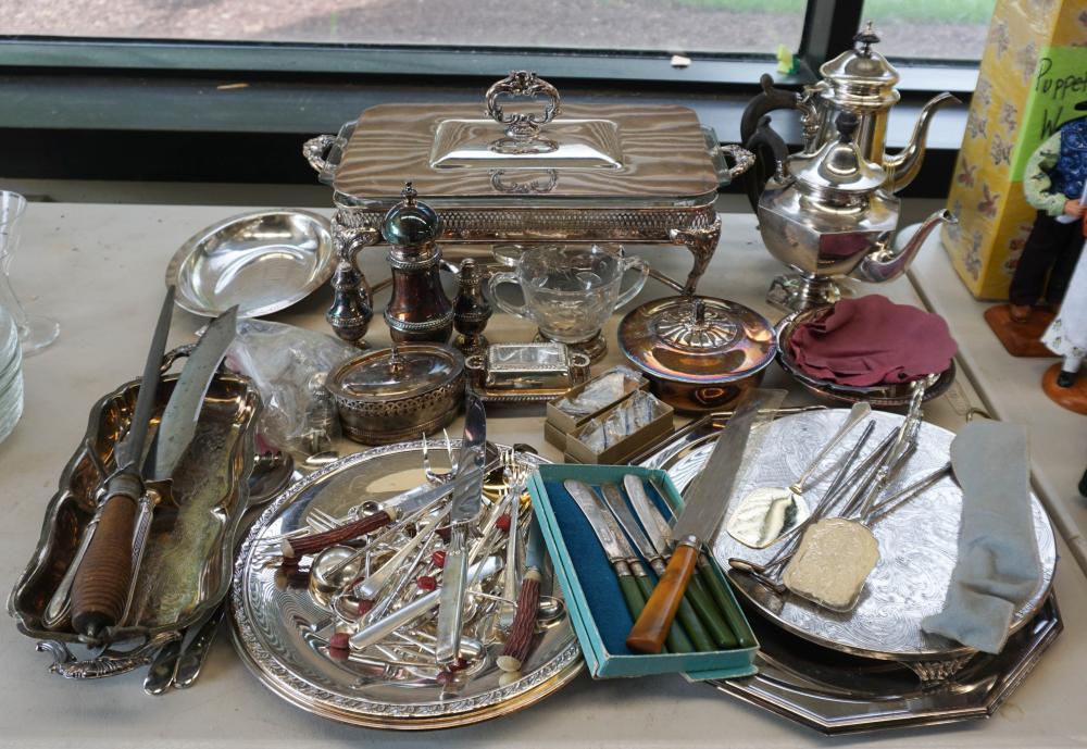 COLLECTION OF ASSORTED TABLE
