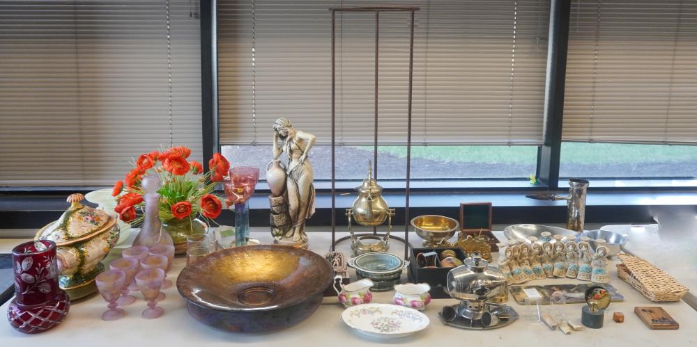 COLLECTION OF ASSORTED TABLE