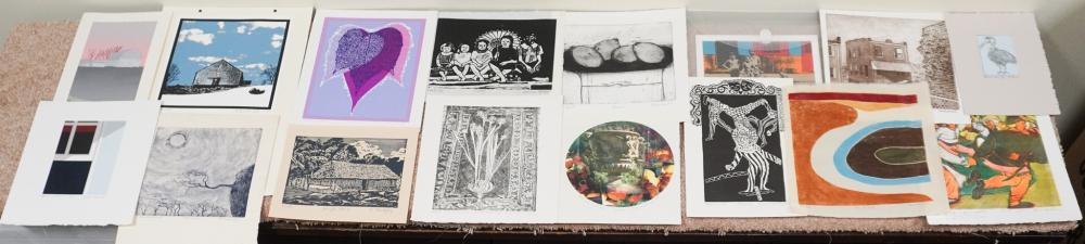 COLLECTION OF ASSORTED UNFRAMED