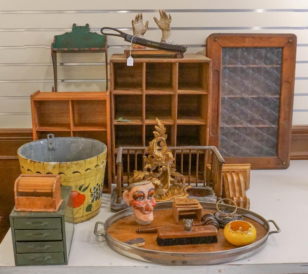 COLLECTION OF ASSORTED WOOD