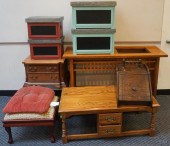 COLLECTION OF ASSORTED WOOD FU