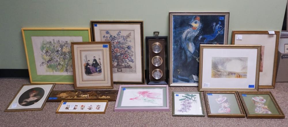 COLLECTION OF ASSORTED WORKS OF ART