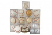 COLLECTION OF AUTOGRAPHED BASE