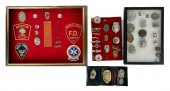COLLECTION OF BADGES, PINBACKS