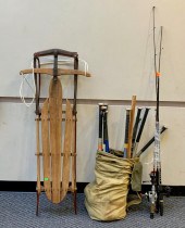 COLLECTION OF BASEBALL BATS, T