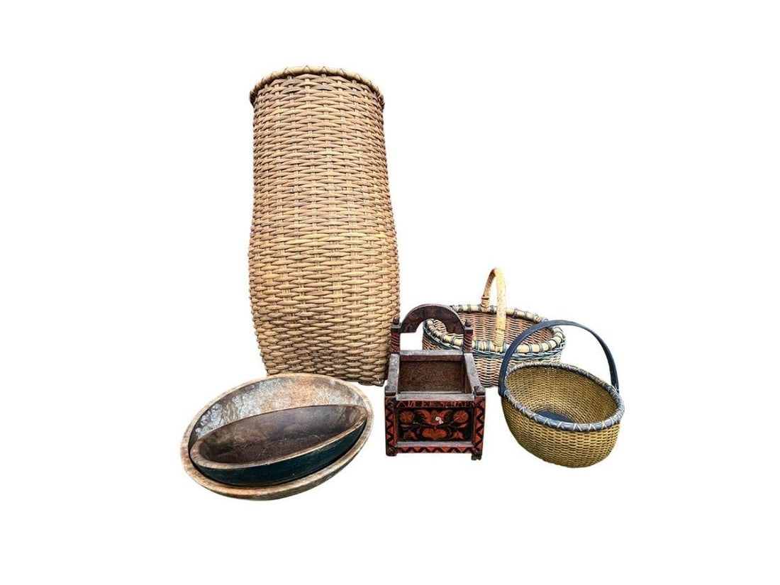 COLLECTION OF BASKETS,