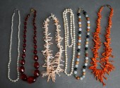 COLLECTION OF BEADED AND OTHER