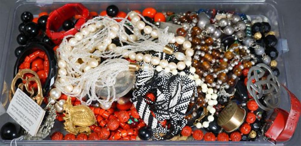 COLLECTION OF BEADED COSTUME