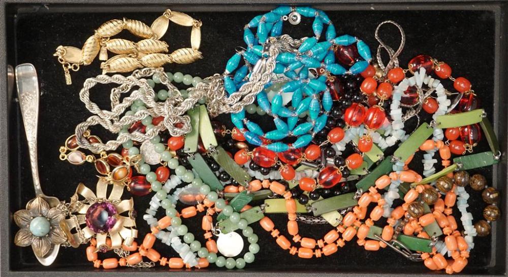 COLLECTION OF BEADED COSTUME