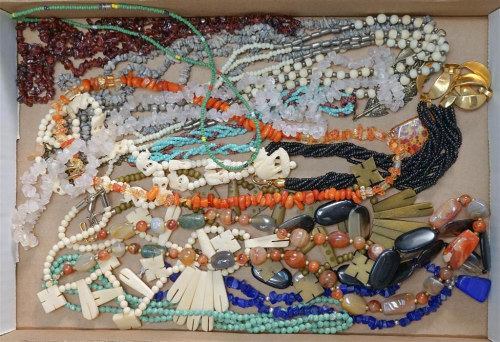 COLLECTION OF BEADED