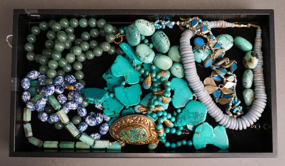 COLLECTION OF BEADED