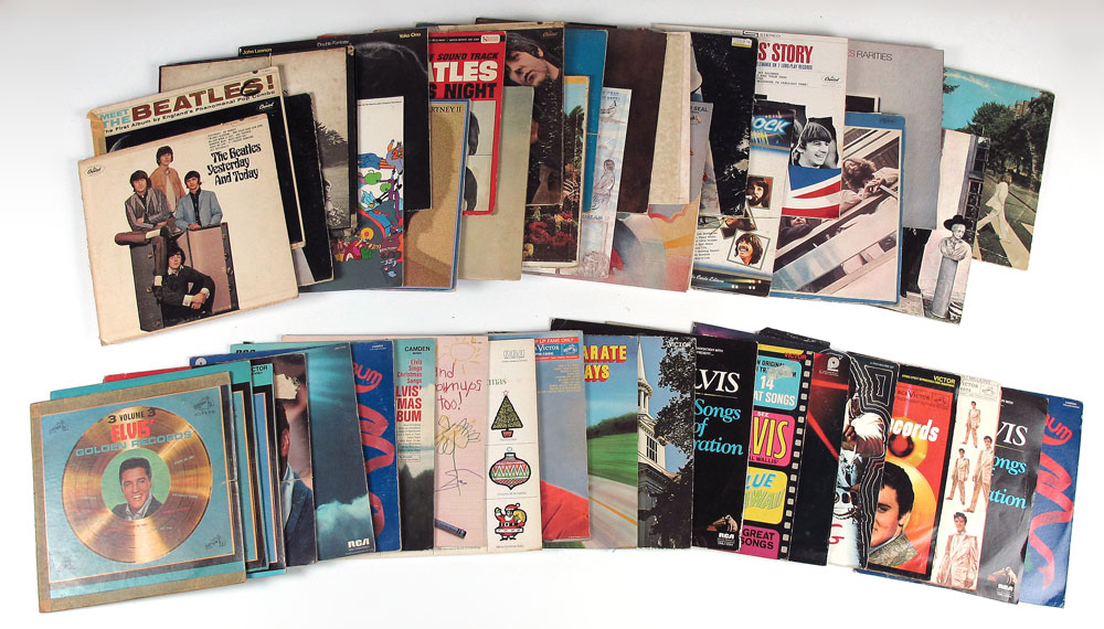 COLLECTION OF BEATLES & ELVIS