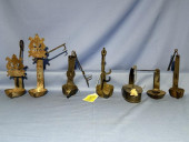 COLLECTION OF BETTY LAMPS (7),