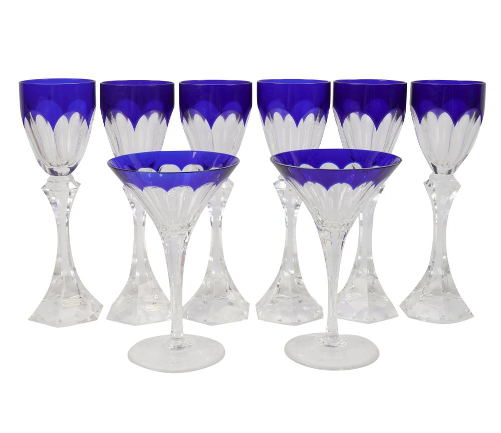 COLLECTION OF BLUE AND CLEAR