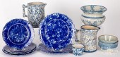 COLLECTION OF BLUE AND WHITE S