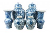 COLLECTION OF BLUE & WHITE CHI