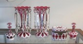 COLLECTION OF BOHEMIAN GLASS T
