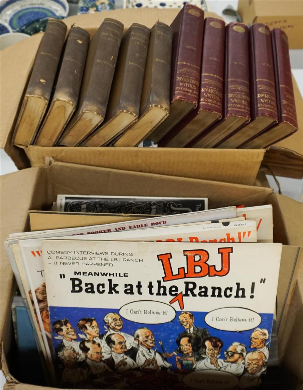 COLLECTION OF BOOKS, RECORDS, AND