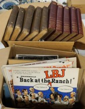 COLLECTION OF BOOKS, RECORDS,