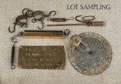 Collection of brass and iron s