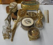 COLLECTION OF BRASS AND ORMOLU
