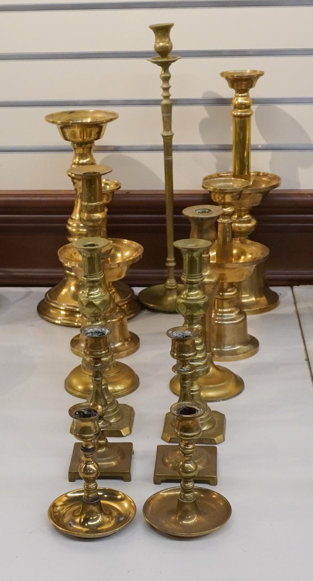 COLLECTION OF BRASS