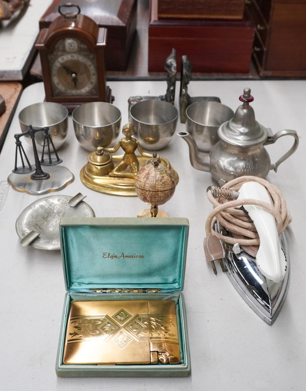 COLLECTION OF BRASS FIGURAL