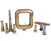 COLLECTION OF BRASS NOZZLESAn