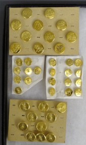 Collection of brass Wheelmen u