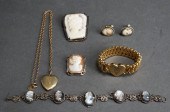COLLECTION OF CAMEO JEWELRY, I