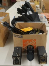 COLLECTION OF CAMERAS AND CAME