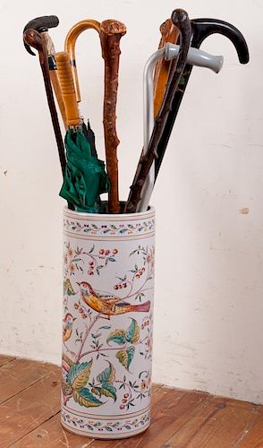 COLLECTION OF CANES AND WALKING