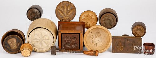 COLLECTION OF CARVED