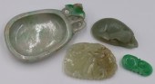COLLECTION OF CARVED CHINESE J
