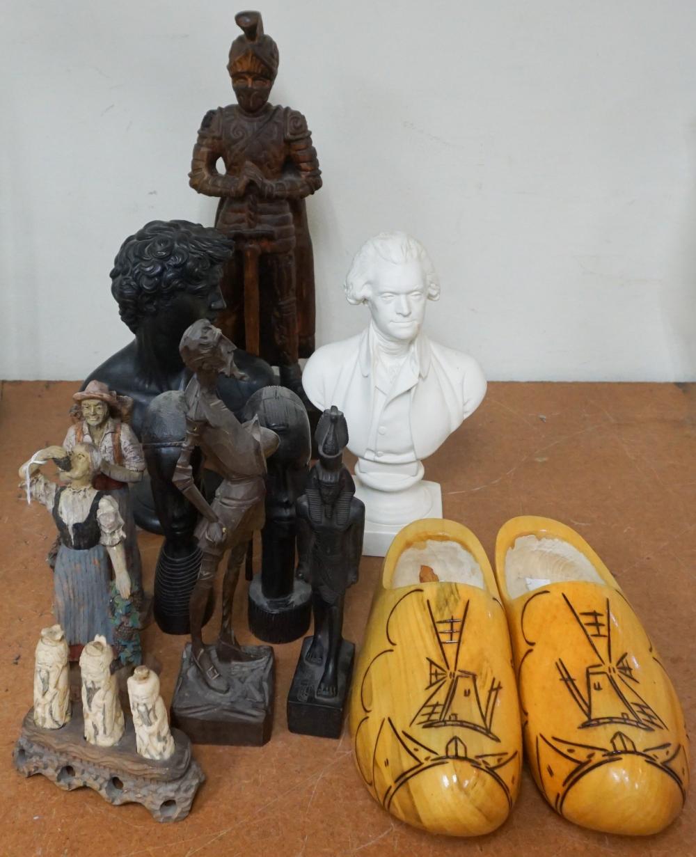 COLLECTION OF CARVED FIGURINES