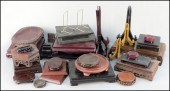 COLLECTION OF CARVED WOOD AND