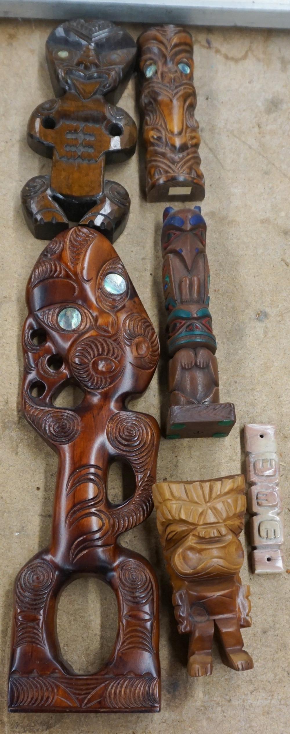 COLLECTION OF CARVED WOOD