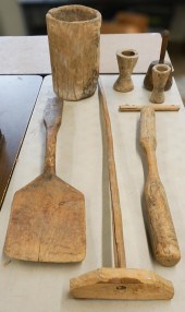 COLLECTION OF CARVED WOOD PRIM